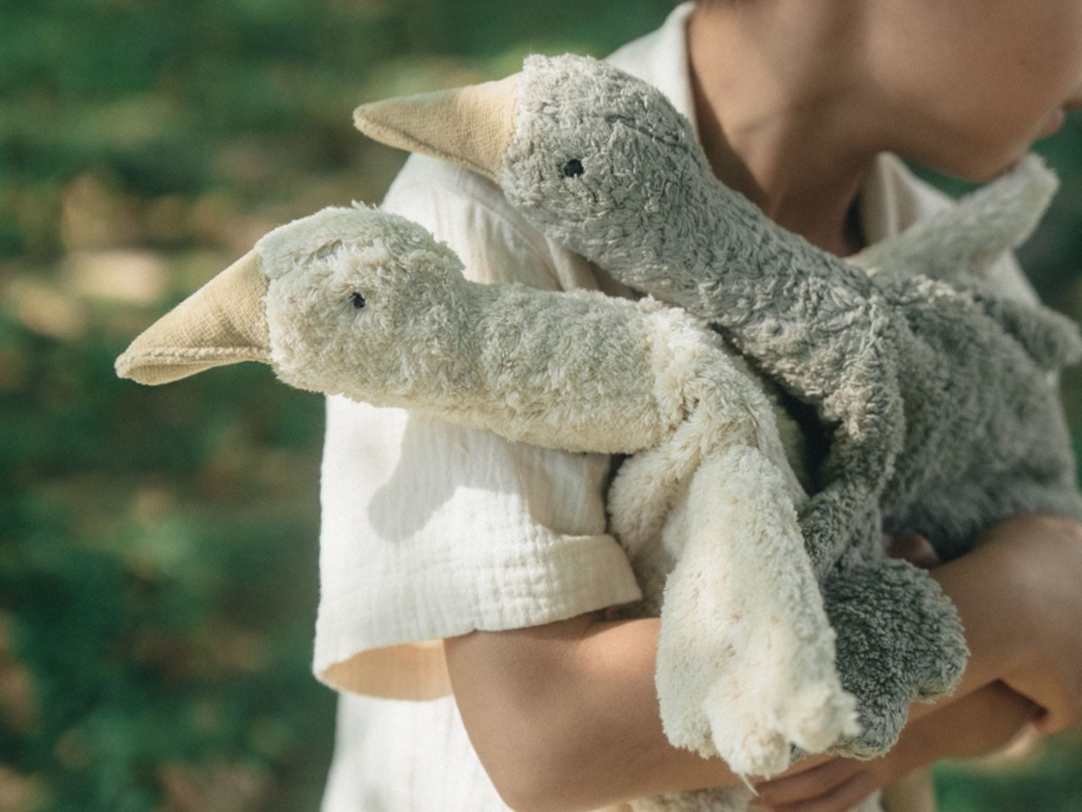 SENGER Naturwelt Cuddly Animal Goose / ゼンガーナチュウェルト カドリーアニマル グース S（グレー） （キッズ家具・ベビー用品 > おもちゃ・玩具） 6