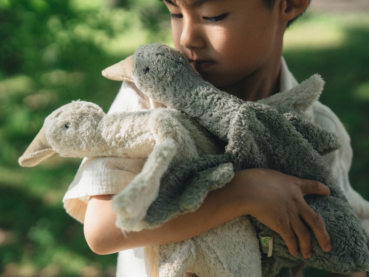 SENGER Naturwelt Cuddly Animal Goose / ゼンガーナチュウェルト カドリーアニマル グース S（グレー） （キッズ家具・ベビー用品 > おもちゃ・玩具） 7