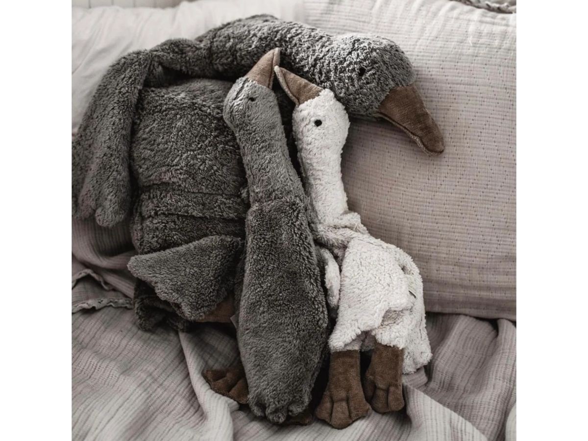 SENGER Naturwelt Cuddly Animal Goose / ゼンガーナチュウェルト カドリーアニマル グース S（グレー） （キッズ家具・ベビー用品 > おもちゃ・玩具） 24