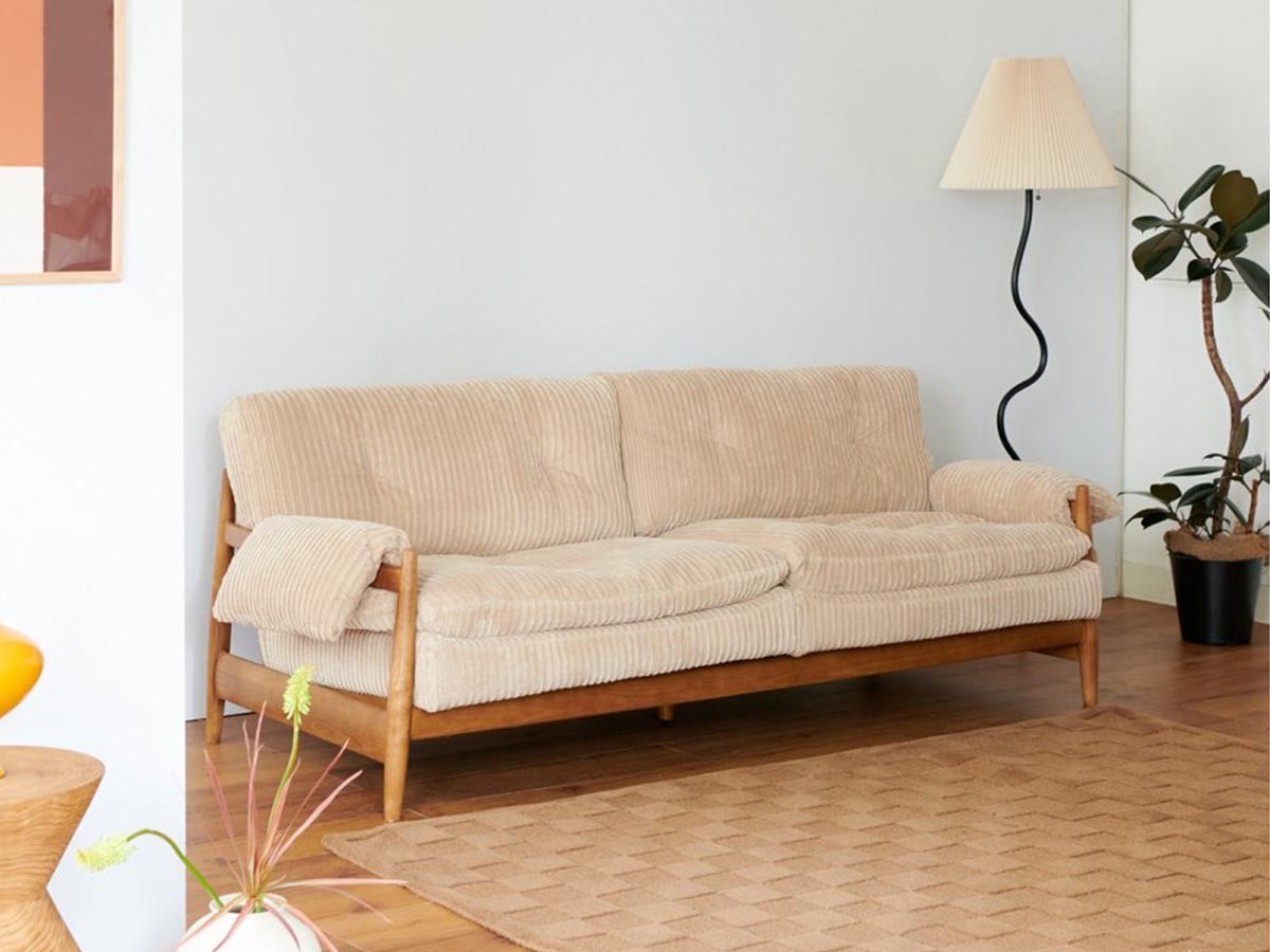 JOURNAL STANDARD FURNITURE MADEIRA SOFA / ジャーナルスタンダードファニチャー マデイラ ソファ（コーデュロイ） （ソファ > 二人掛けソファ） 6