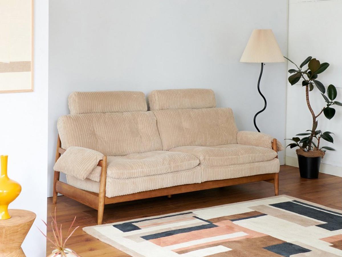 JOURNAL STANDARD FURNITURE MADEIRA SOFA / ジャーナルスタンダードファニチャー マデイラ ソファ（コーデュロイ） （ソファ > 二人掛けソファ） 2