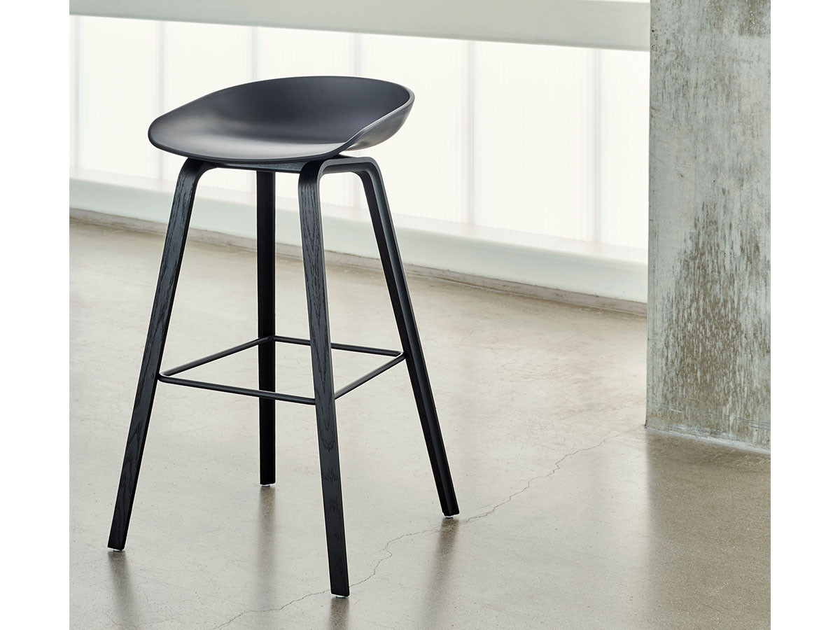 HAY ヘイ ABOUT A STOOL LOW H75 ブラック-