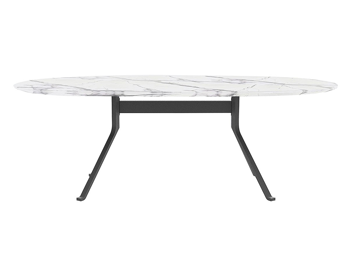 Stellar Works Blink Oval Dining Table - Stone Top