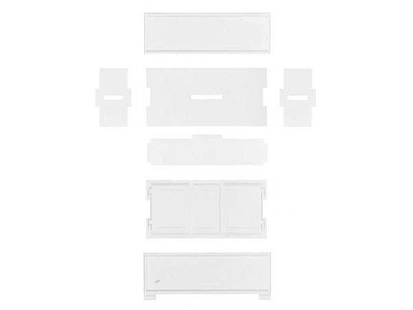 moooi Paper Buffet / モーイ ペーパー バフェット（ホワイト） （収納家具 > サイドボード・リビングボード） 13