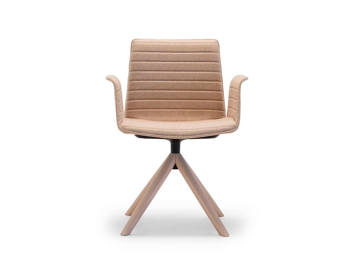 Andreu World Flex Armchair
Fully Upholstered Shell / アンドリュー・ワールド フレックス アームチェア SO1647
回転式木脚（フルパッド） （チェア・椅子 > ダイニングチェア） 10