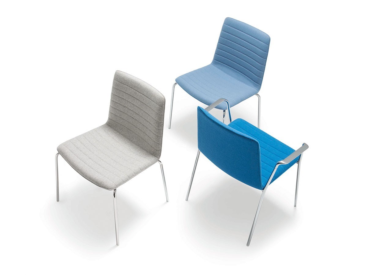 Andreu World Flex High Back
Stackable Counter Stool 
 Upholstered Seat Pad / アンドリュー・ワールド フレックス ハイバック BQ1683
スタッカブル カウンタースツール スレッジベース（シートパッド） （チェア・椅子 > カウンターチェア・バーチェア） 2