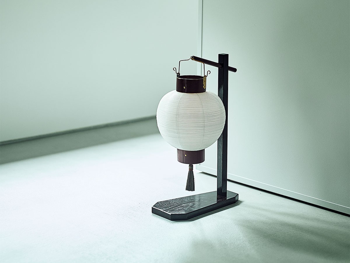 zansho series 和提灯 / 残照シリーズ 和提灯 絹二重張 （ライト・照明 > テーブルランプ） 3