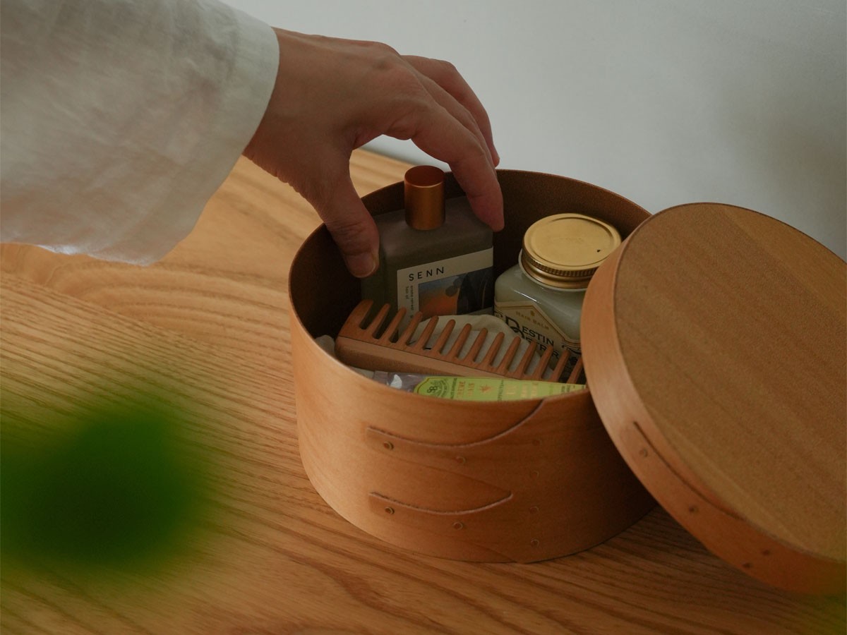 Shaker Round Box / シェーカー ラウンドボックス S（ライトブラウン） （インテリア雑貨 > ツールボックス・小物収納） 3