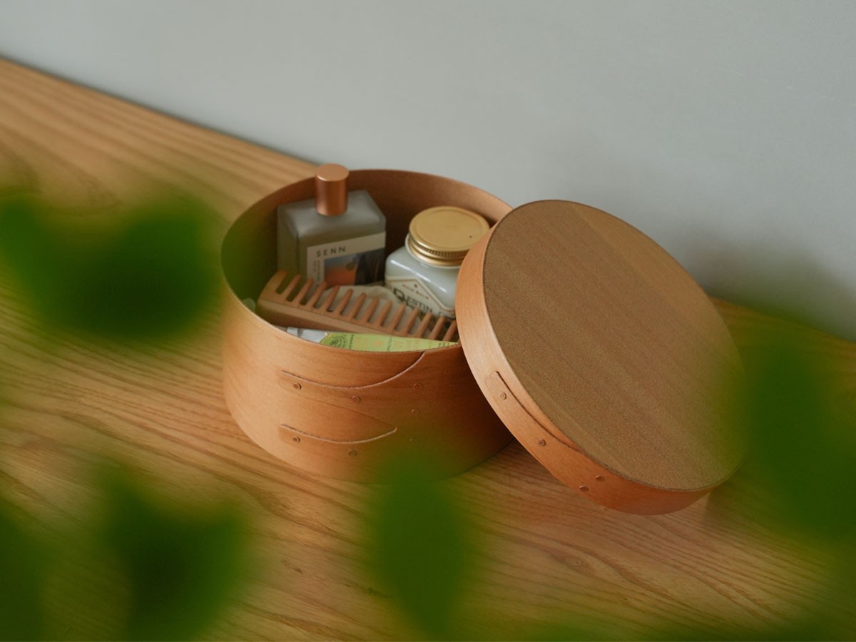 Shaker Round Box / シェーカー ラウンドボックス S（ライトブラウン） （インテリア雑貨 > ツールボックス・小物収納） 2