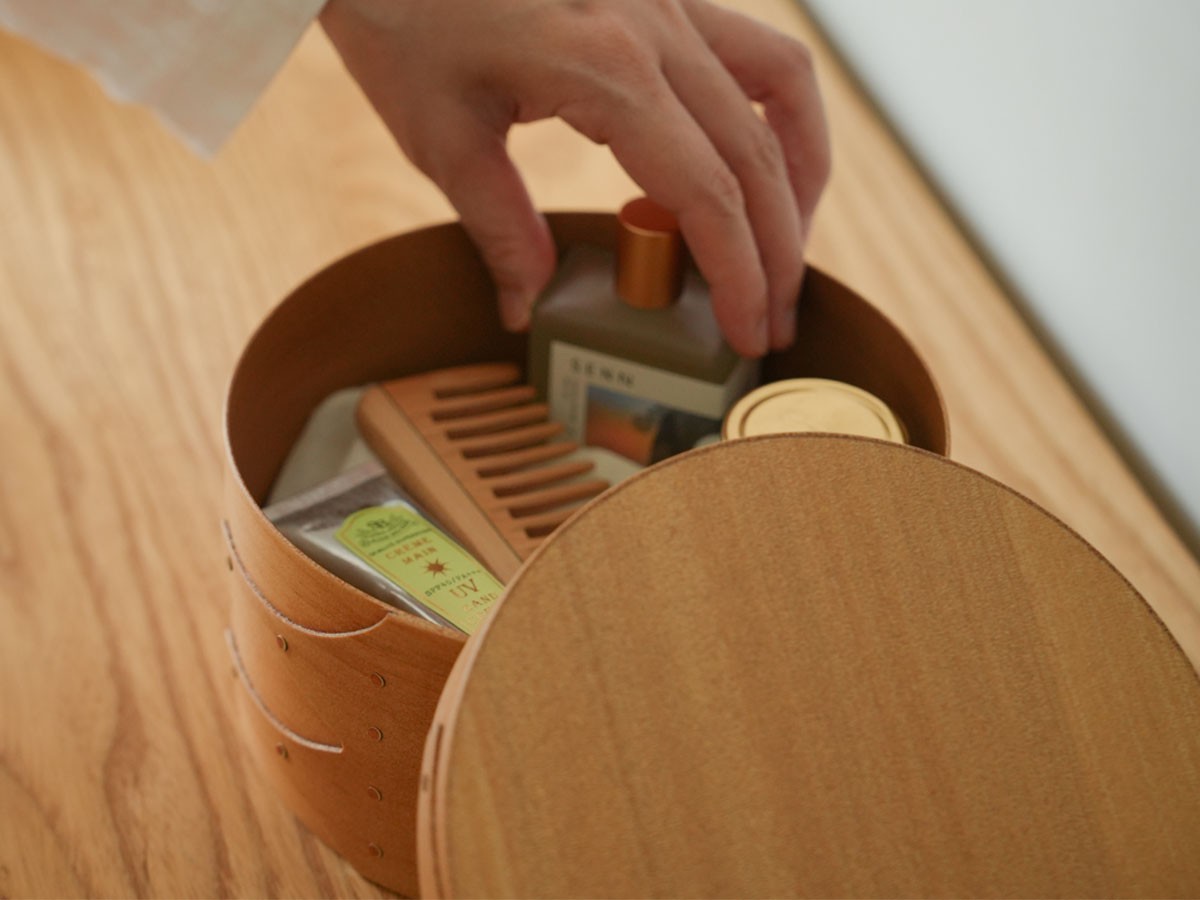 Shaker Round Box / シェーカー ラウンドボックス S（ライトブラウン） （インテリア雑貨 > ツールボックス・小物収納） 4