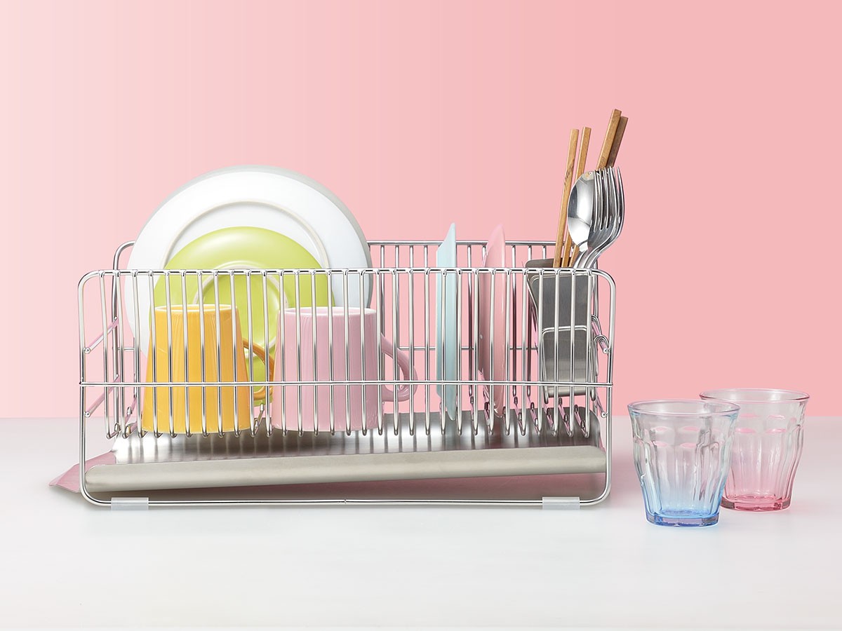 Dish Drainer / 水切りラック 横置きコンパクトタイプ #119521 （キッチン家電・キッチン用品 > 水切りカゴ・キッチンラック） 8