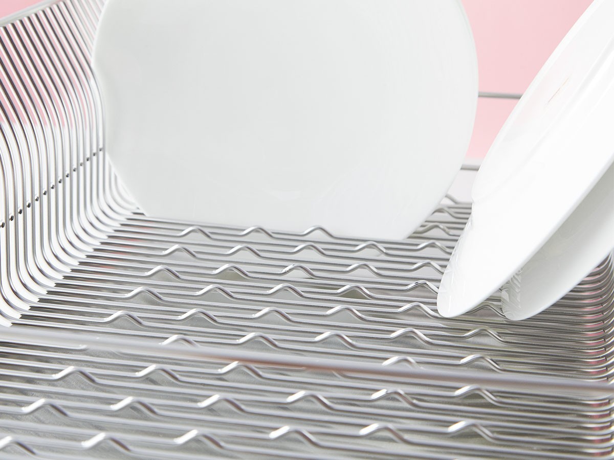 Dish Drainer / 水切りラック 横置きコンパクトタイプ #119521 （キッチン家電・キッチン用品 > 水切りカゴ・キッチンラック） 9
