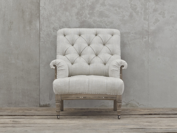 tufted club chair