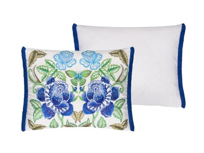 デザイナーズギルド　クッション　ブルー　GUILD DESIGNERS GUILD Shaqui Outdoor Cushion / デザイナーズギルド