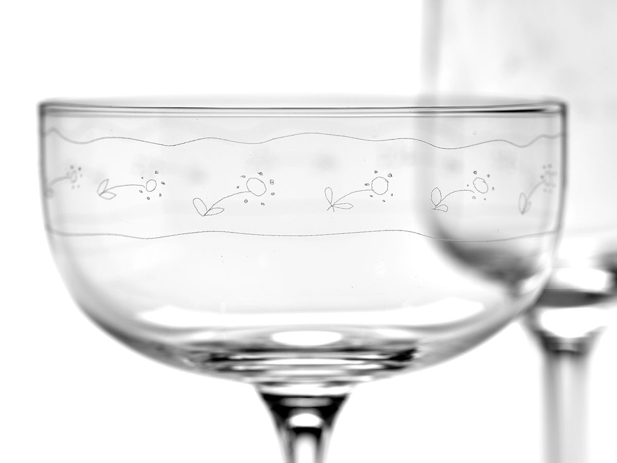 MIDNIGHT FLOWERS by MARNI
Champagne Coupe Anemone Vaniglia / ミッドナイトフラワーズ バイ マルニ
シャンパンクーペ アネモネバニラ （食器・テーブルウェア > ワイングラス・シャンパングラス） 30