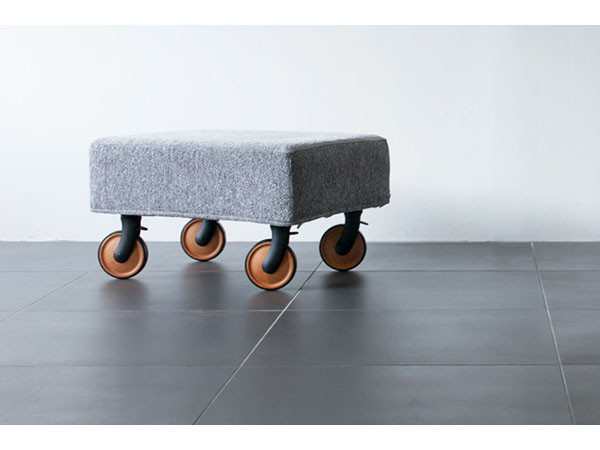 FLANNEL SOFA CHIROL STOOL / フランネルソファ チロル スツール （ソファ > オットマン） 4