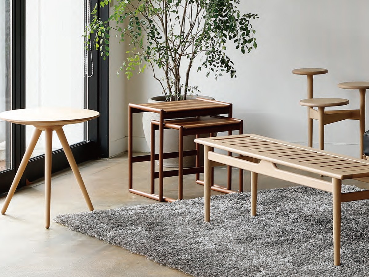 日進木工 ac-cent NEST TABLE / にっしんもっこう アクセント ネストテーブル （テーブル > ネストテーブル） 6