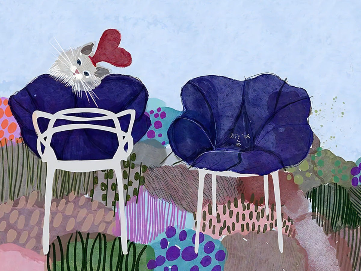 Kartell Alice's Flowers Cushion / カルテル アリスズフラワーズクッション （チェア・椅子 > チェアパッド・座クッション） 39