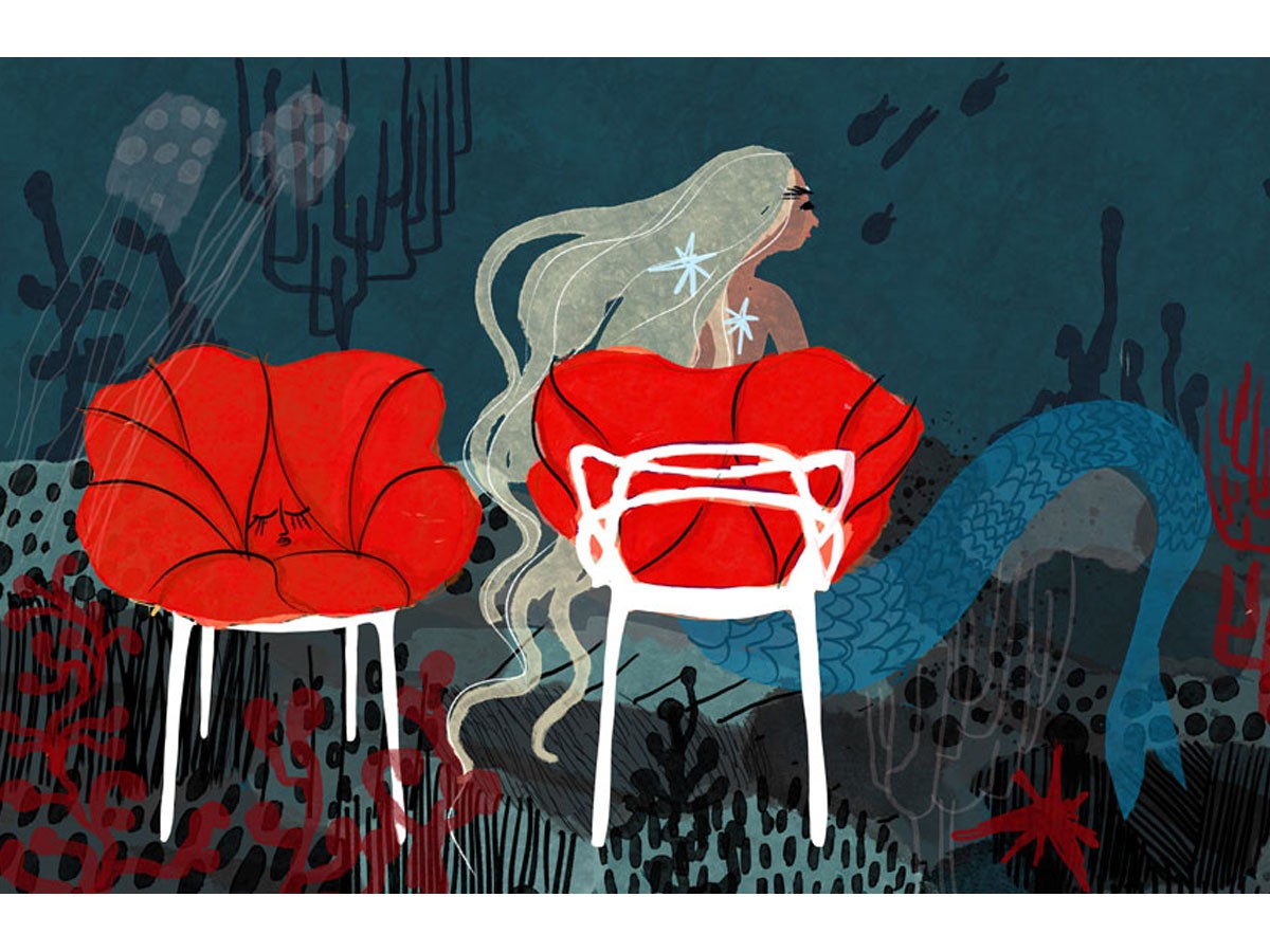 Kartell Alice's Flowers Cushion / カルテル アリスズフラワーズクッション （チェア・椅子 > チェアパッド・座クッション） 35