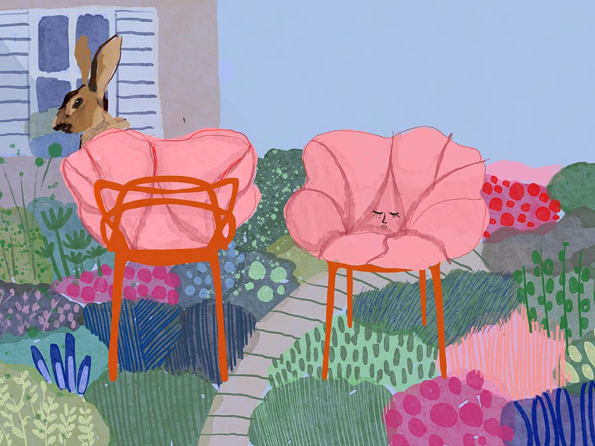 Kartell Alice's Flowers Cushion / カルテル アリスズフラワーズクッション （チェア・椅子 > チェアパッド・座クッション） 37