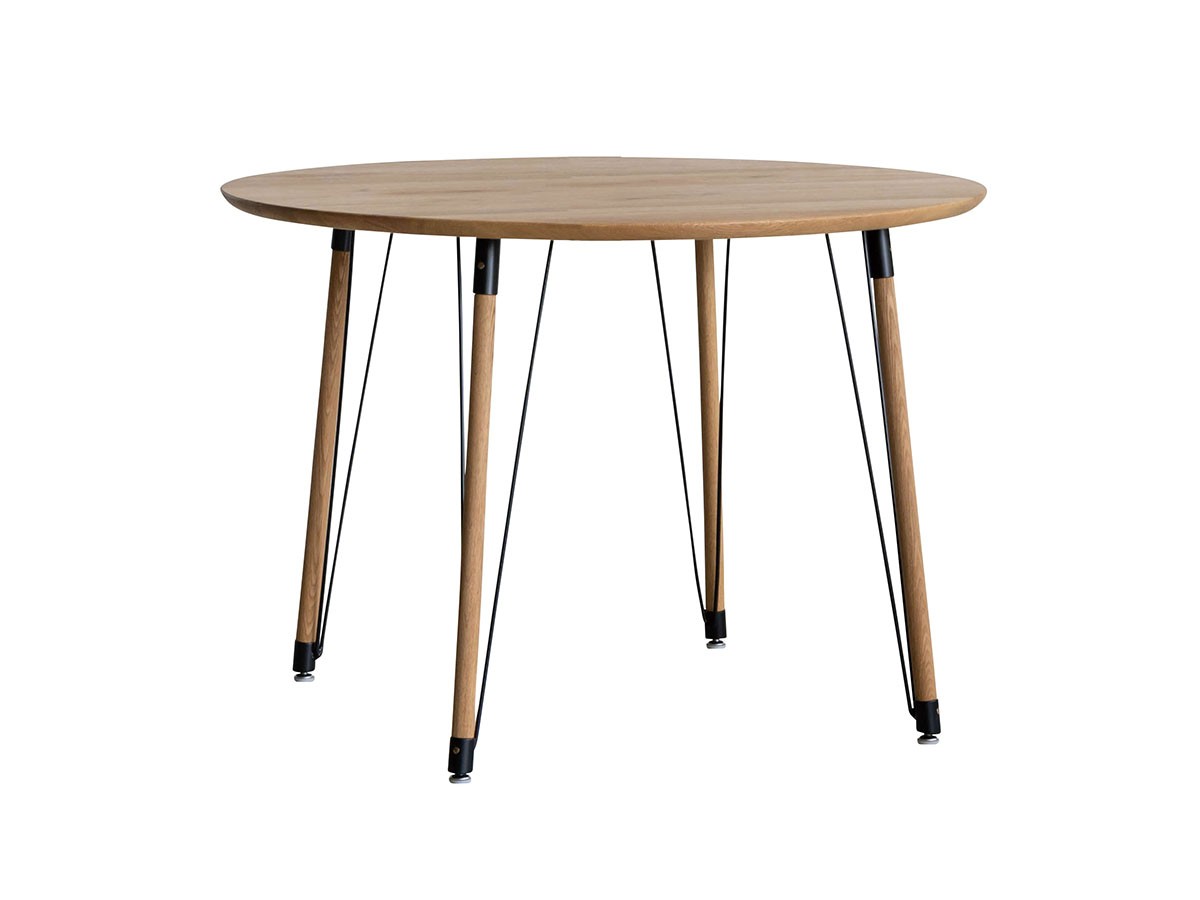 Easy Life MEATH DINING TABLE / イージーライフ ミース ダイニングテーブル
ラウンド天板（直径110cm）+ No.4脚（ソックス脚） （テーブル > ダイニングテーブル） 1