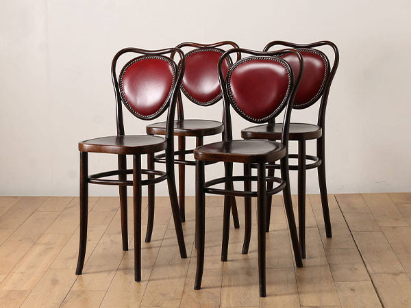 Lloyd's Antiques Real Antique 
Bentwood Cafe Chair Heart / ロイズ・アンティークス オーストリアアンティーク家具
ベントウッドチェア ハート （チェア・椅子 > カウンターチェア・バーチェア） 2
