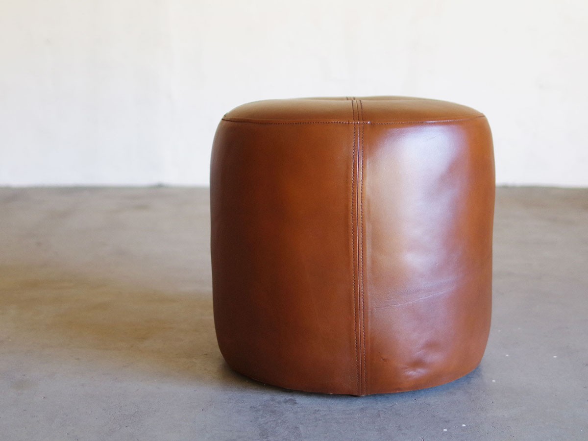 LIFE FURNITURE CY LEATHER STOOL / ライフファニチャー CY レザースツール（バッファローレザー） （チェア・椅子 > スツール） 1