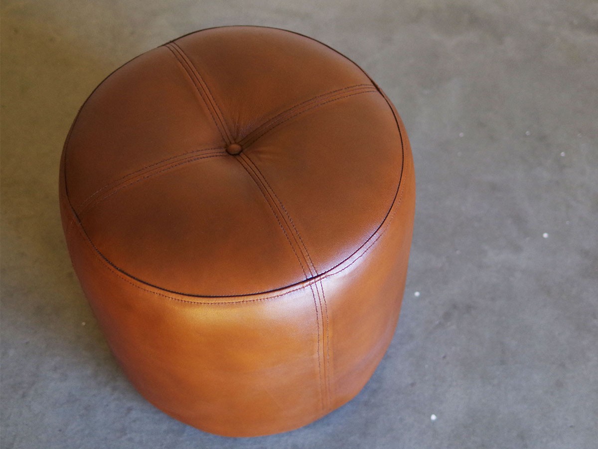 LIFE FURNITURE CY LEATHER STOOL / ライフファニチャー CY レザースツール（バッファローレザー） （チェア・椅子 > スツール） 4