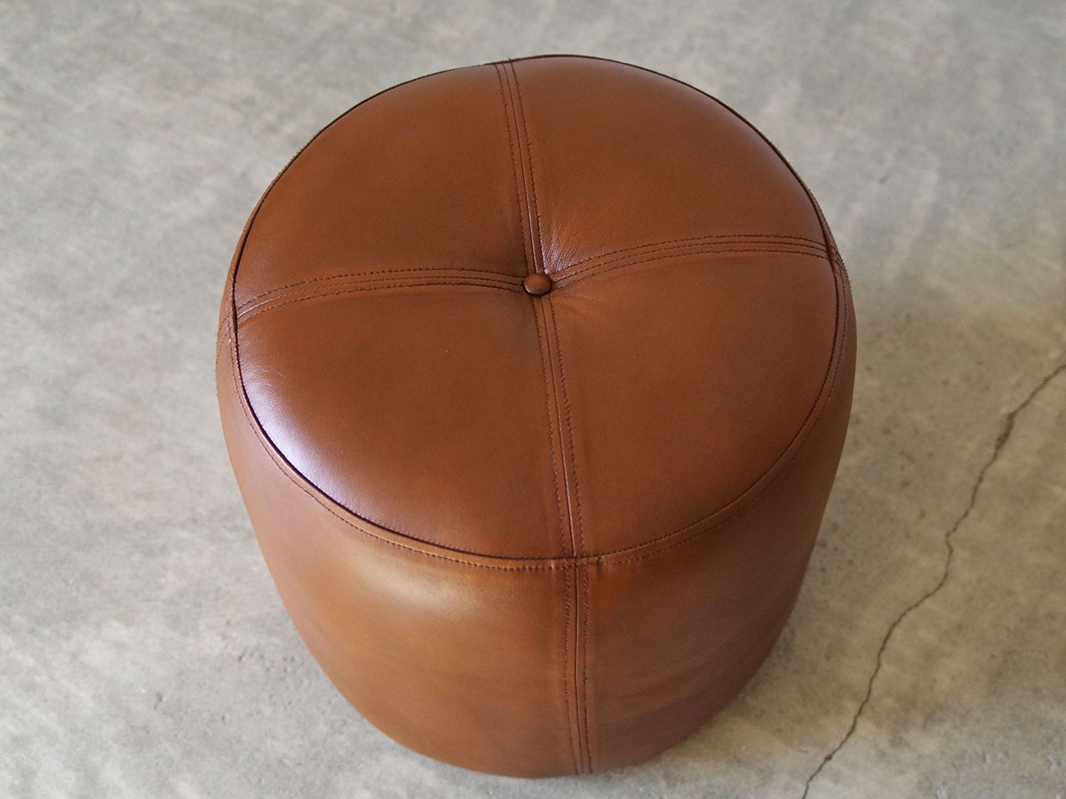 LIFE FURNITURE CY LEATHER STOOL / ライフファニチャー CY レザースツール（バッファローレザー） （チェア・椅子 > スツール） 3