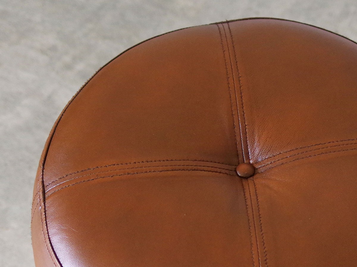 LIFE FURNITURE CY LEATHER STOOL / ライフファニチャー CY レザースツール（バッファローレザー） （チェア・椅子 > スツール） 6