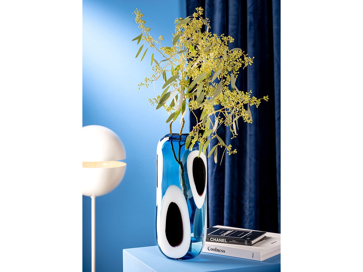 LEONARDO OCCHI BLU Vase / レオナルド オーキ ブルー ベース 高さ35cm （花器・プランター・グリーン > 花瓶・フラワーベース） 2