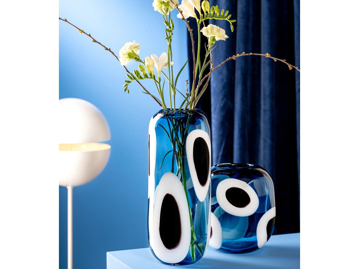 LEONARDO OCCHI BLU Vase / レオナルド オーキ ブルー ベース 高さ35cm （花器・プランター・グリーン > 花瓶・フラワーベース） 6