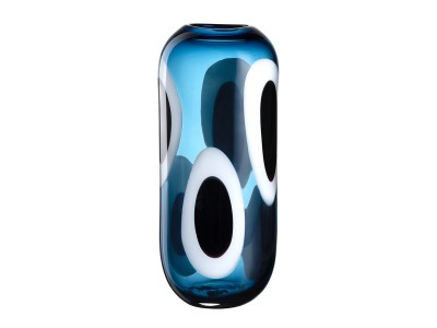 LEONARDO OCCHI BLU Vase / レオナルド オーキ ブルー ベース 高さ35cm