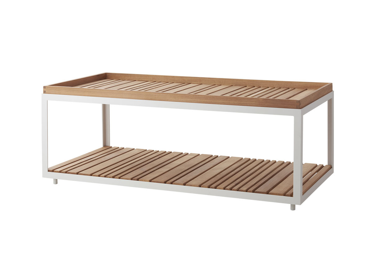 Cane-line Level Coffee Table Rectangular Teak / ケインライン レベル コーヒーテーブル レクタングラー チーク （ガーデンファニチャー・屋外家具 > ガーデンテーブル・アウトドアテーブル） 2