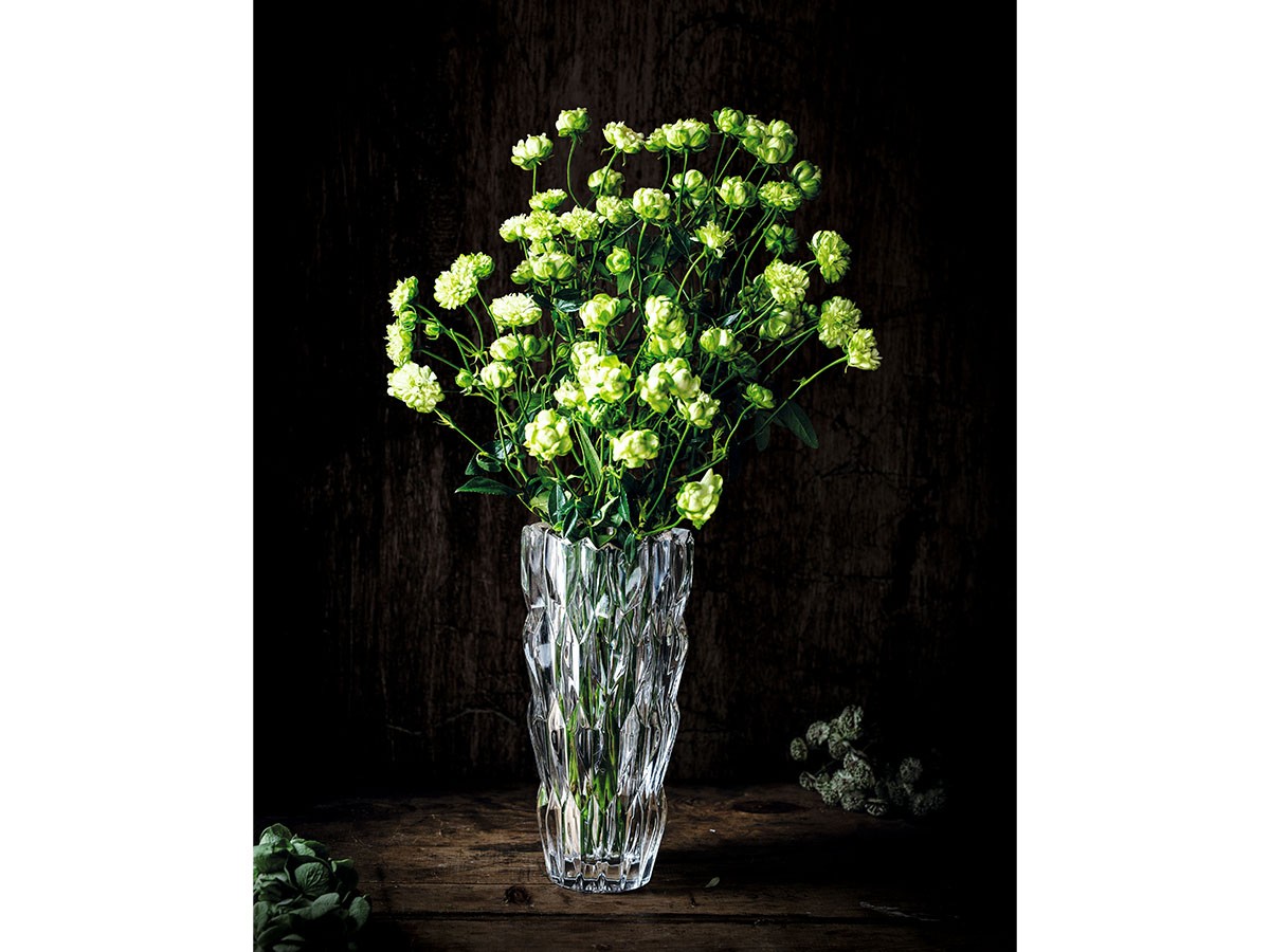 Nachtmann Quartz Vase / ナハトマン クオーツ ベース 26cm （花器・プランター・グリーン > 花瓶・フラワーベース） 4
