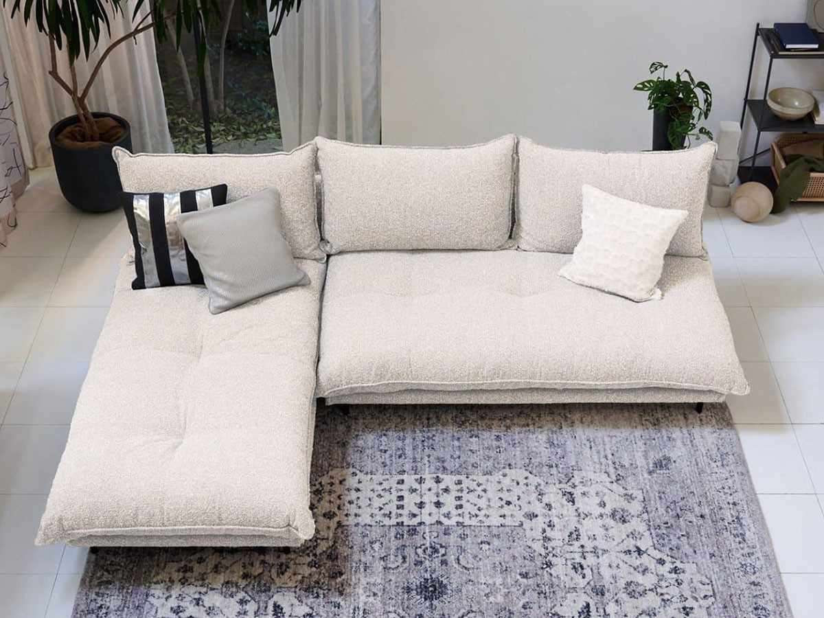 JOURNAL STANDARD FURNITURE PORTO SOFA Low / ジャーナルスタンダードファニチャー ポルト ソファ ロー 幅170cm（ブークレ） （ソファ > 二人掛けソファ） 10