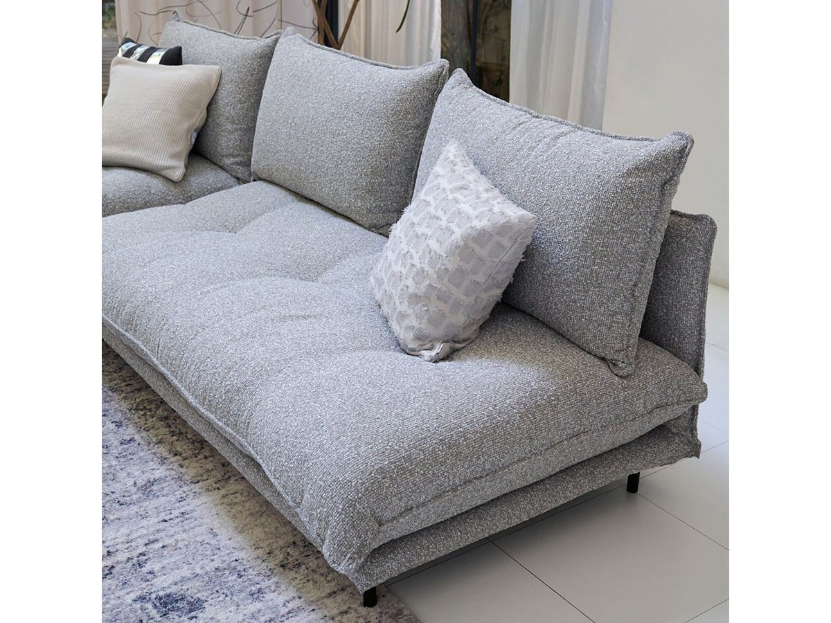 JOURNAL STANDARD FURNITURE PORTO SOFA Low / ジャーナルスタンダードファニチャー ポルト ソファ ロー 幅170cm（ブークレ） （ソファ > 二人掛けソファ） 8