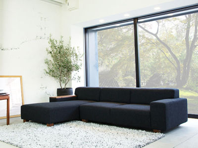 FLANNEL SOFA BRICK COUCH SOFA / フランネルソファ ブリック 右カウチ 