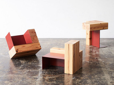 レッド・赤色の本棚・マガジンラック - インテリア・家具通販【FLYMEe】