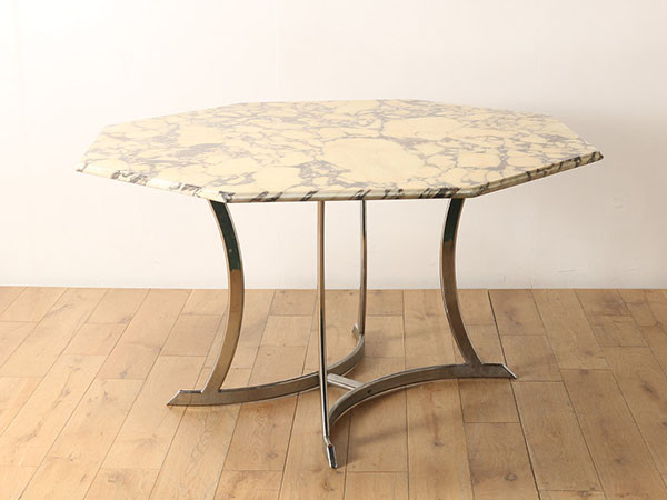 Lloyd's Antiques Real Antique Octagon Marble Top Table / ロイズ