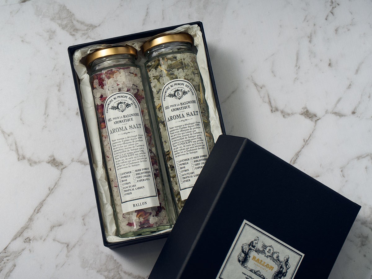 BALLON AROMA BATH SALT 
GIFT SET OF 2 / バロン アロマバスソルト
ギフトセット（2本セット） （インテリア雑貨 > ボディケア） 3