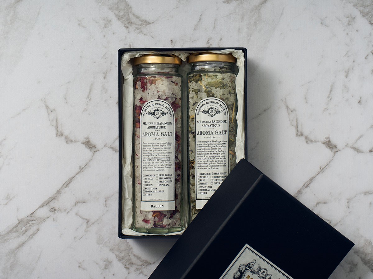 BALLON AROMA BATH SALT 
GIFT SET OF 2 / バロン アロマバスソルト
ギフトセット（2本セット） （インテリア雑貨 > ボディケア） 2