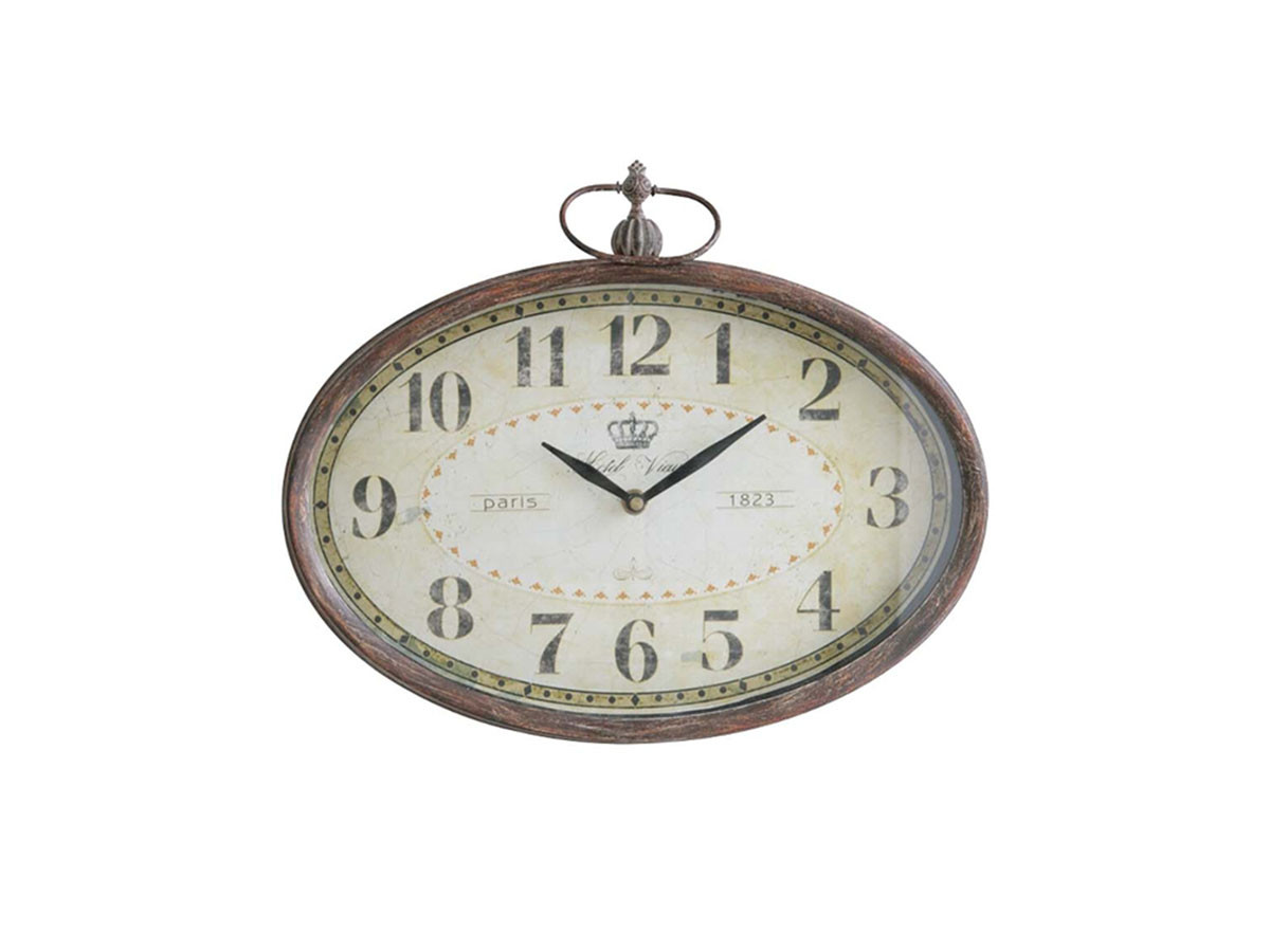 HOTEL VIEW OVAL CLOCK / オテルビュー・オーバルクロック (時計 > 壁掛け時計) 1