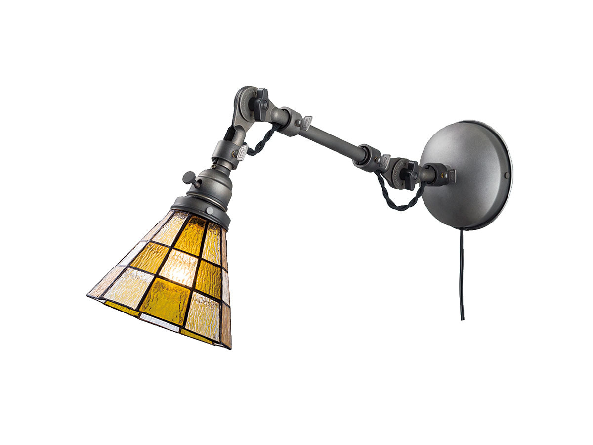 CUSTOM SERIES
Engineer Wall Lamp L × Stained Glass Checker / カスタムシリーズ
エンジニアウォールランプL × ステンドグラス（チェッカー） （ライト・照明 > ブラケットライト・壁掛け照明） 1