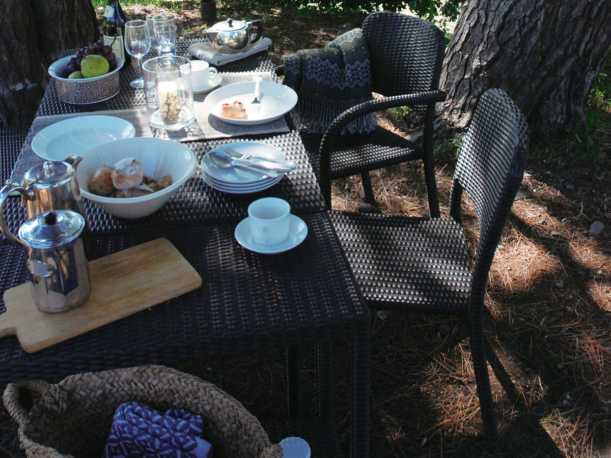 Loom Garden Niwaza Simple Square Table 720 / ロムガーデン 庭座 シンプルスクエアテーブル 720 （ガーデンファニチャー・屋外家具 > ガーデンテーブル・アウトドアテーブル） 3