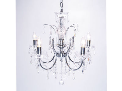 ROYAL DOULTON LIGHTING MAPLE 5 ARM CHANDELIER （CRYSTALLIZED TM