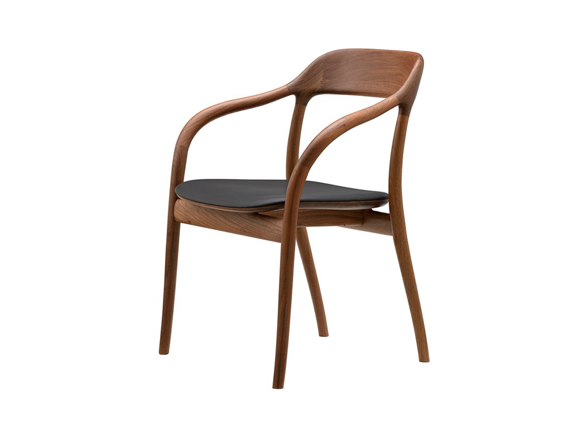 Tako Arm Chair / タコ アームチェア 張座（ウォルナット） （チェア・椅子 > ダイニングチェア） 12