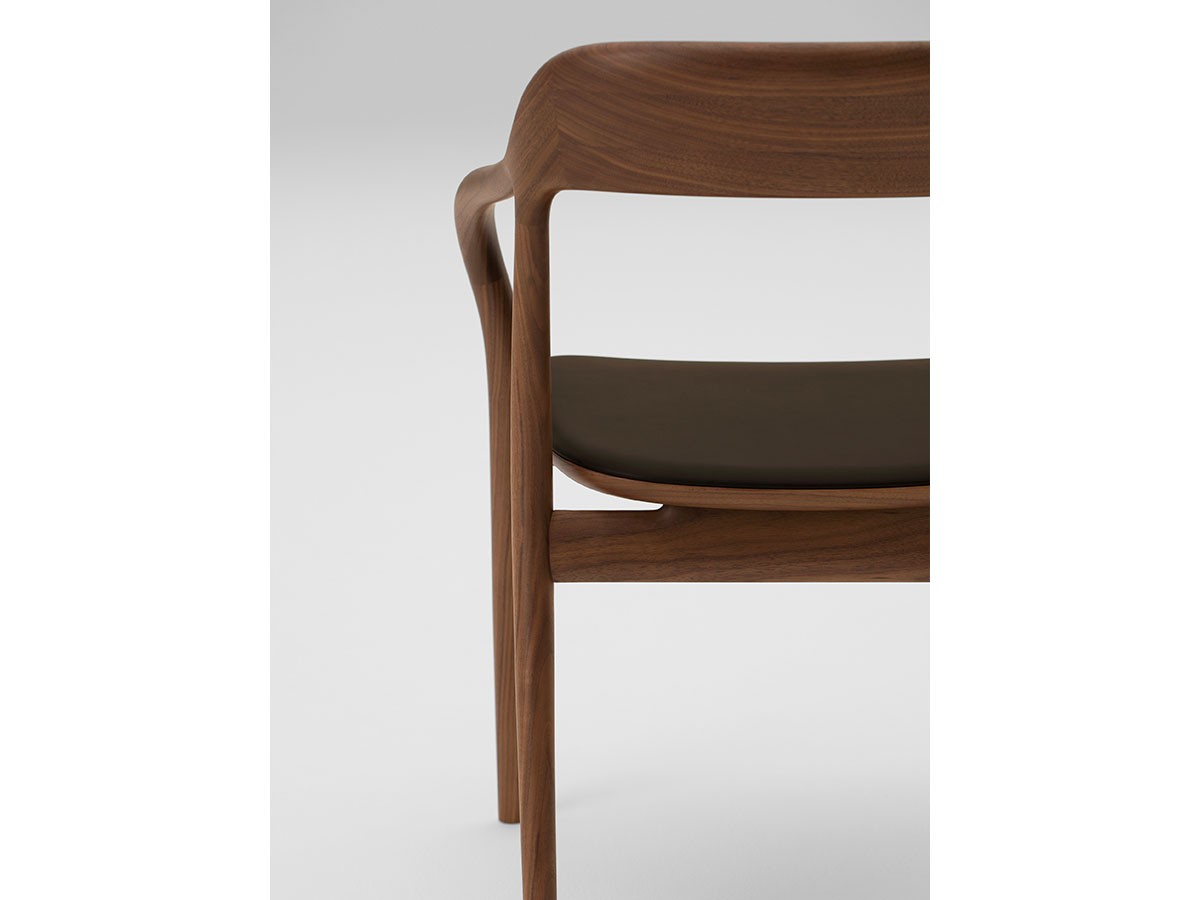 Tako Arm Chair / タコ アームチェア 張座（ウォルナット） （チェア・椅子 > ダイニングチェア） 8