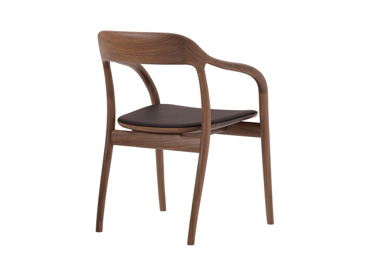 Tako Arm Chair / タコ アームチェア 張座（ウォルナット） （チェア・椅子 > ダイニングチェア） 11