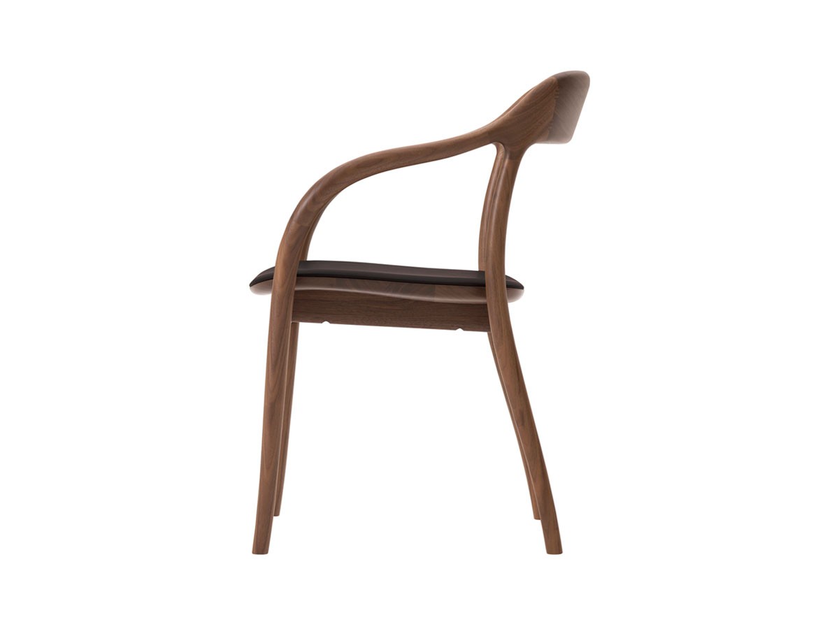 Tako Arm Chair / タコ アームチェア 張座（ウォルナット） （チェア・椅子 > ダイニングチェア） 10